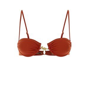 Reina Olga Women Coral Stretch Nylon Hammond 2.0 Bikini Top